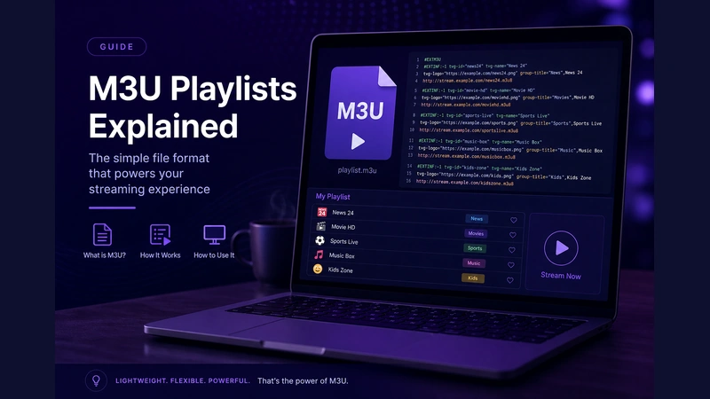 IPTV M3U Liste 2026 — Sofort einsatzbereit